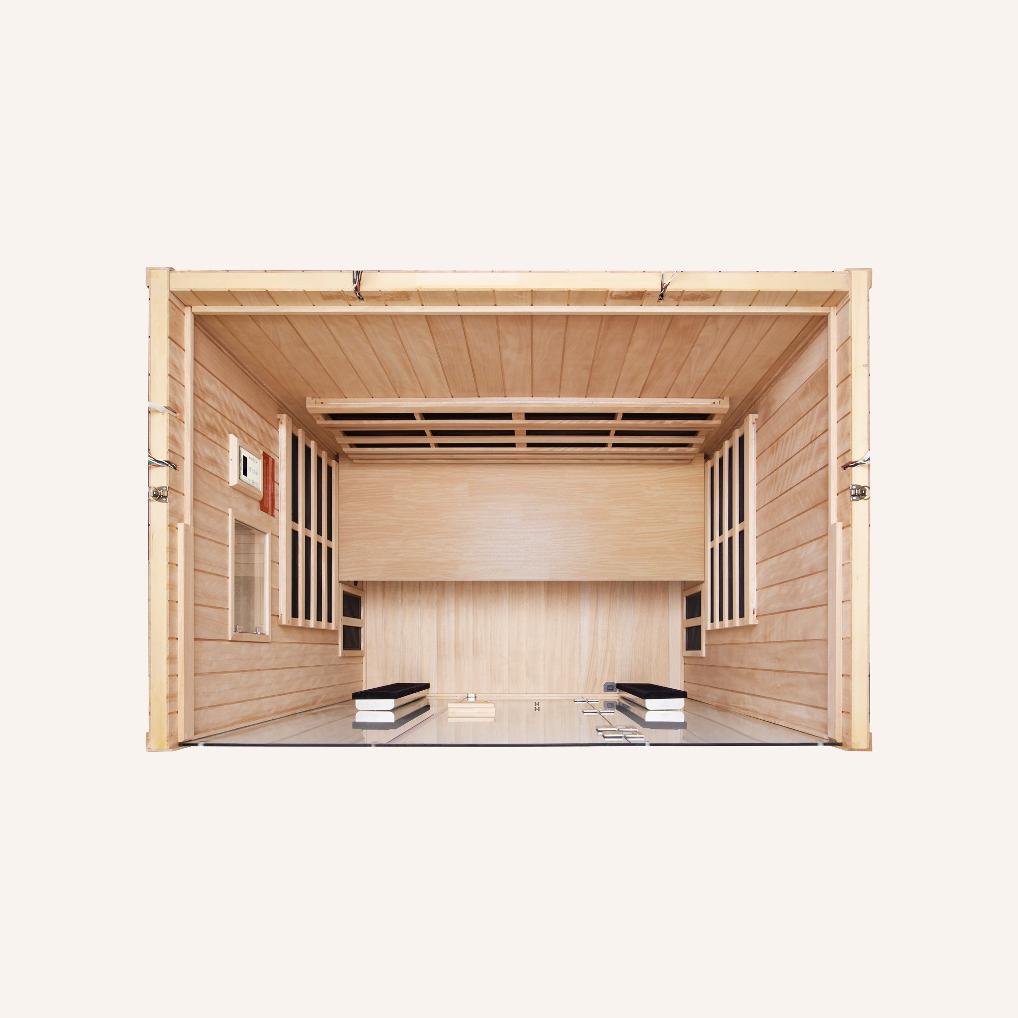 Sanctuary 3 Person Sauna | Okoume Pro | EU Plug