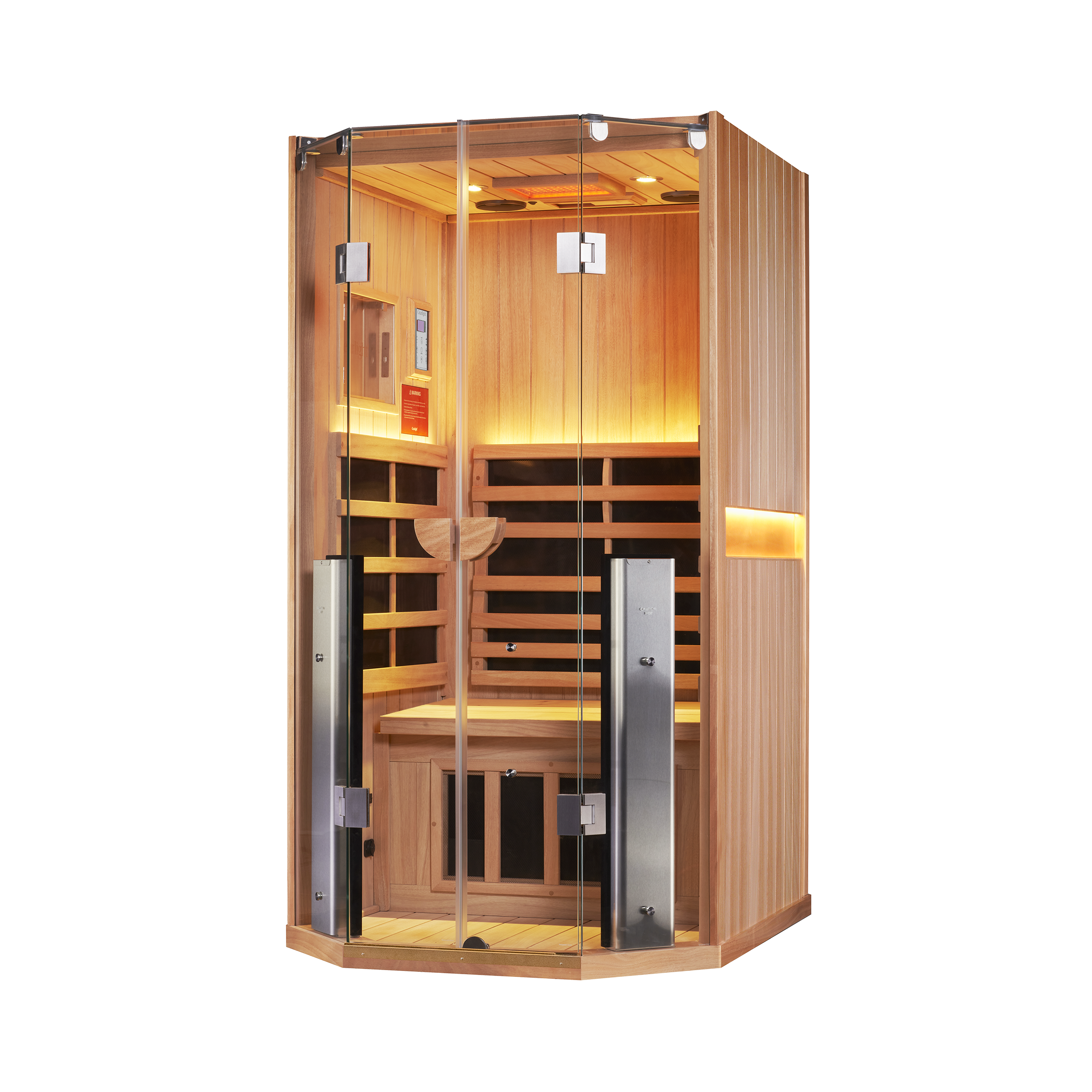 Sanctuary 1-Person Sauna | Okoume Pro | EU Plug
