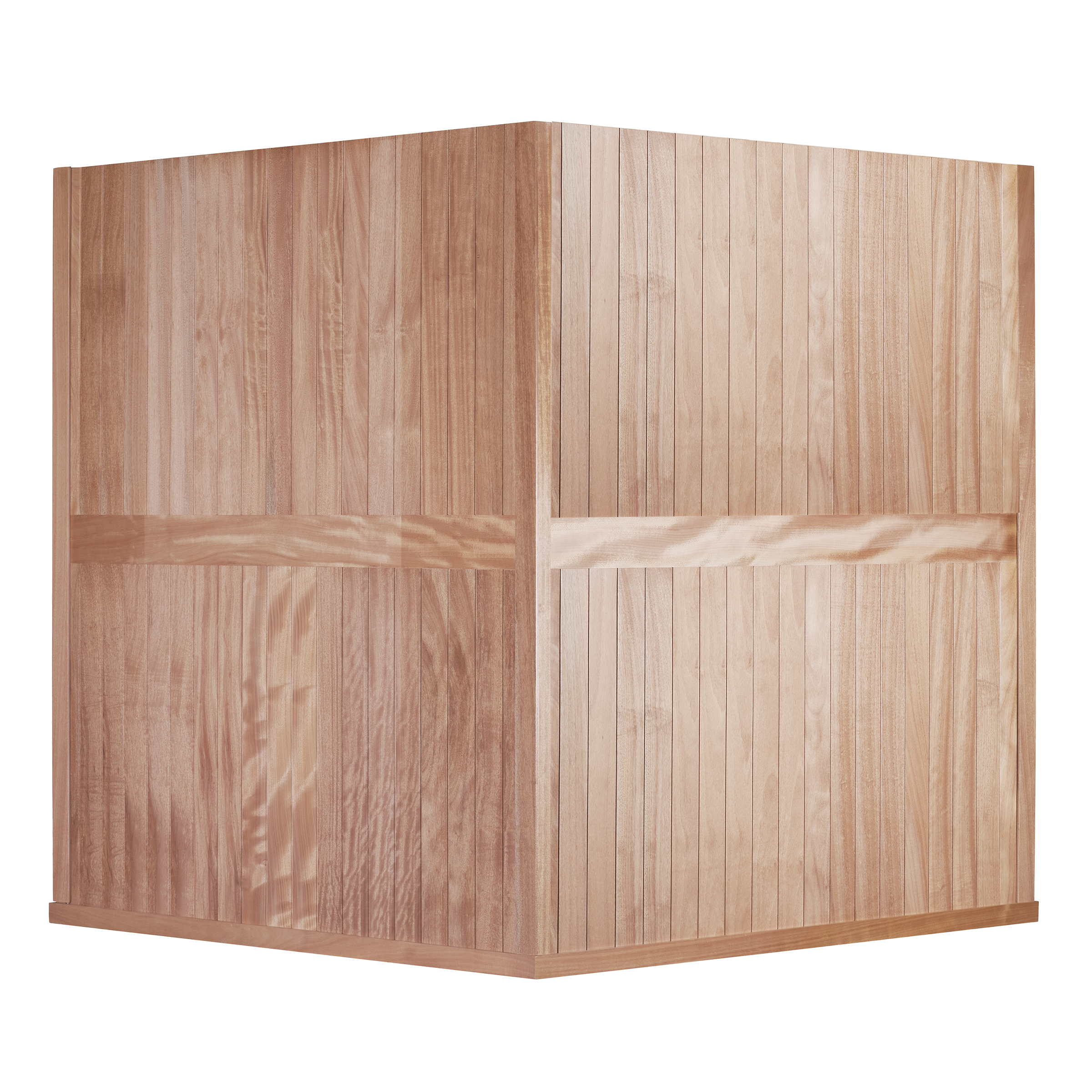 Sanctuary Corner 4 Person Sauna | Okoume Pro | EU Plug