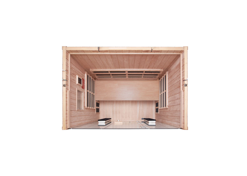 Sanctuary 3 Person Sauna | Okoume Pro | EU Plug