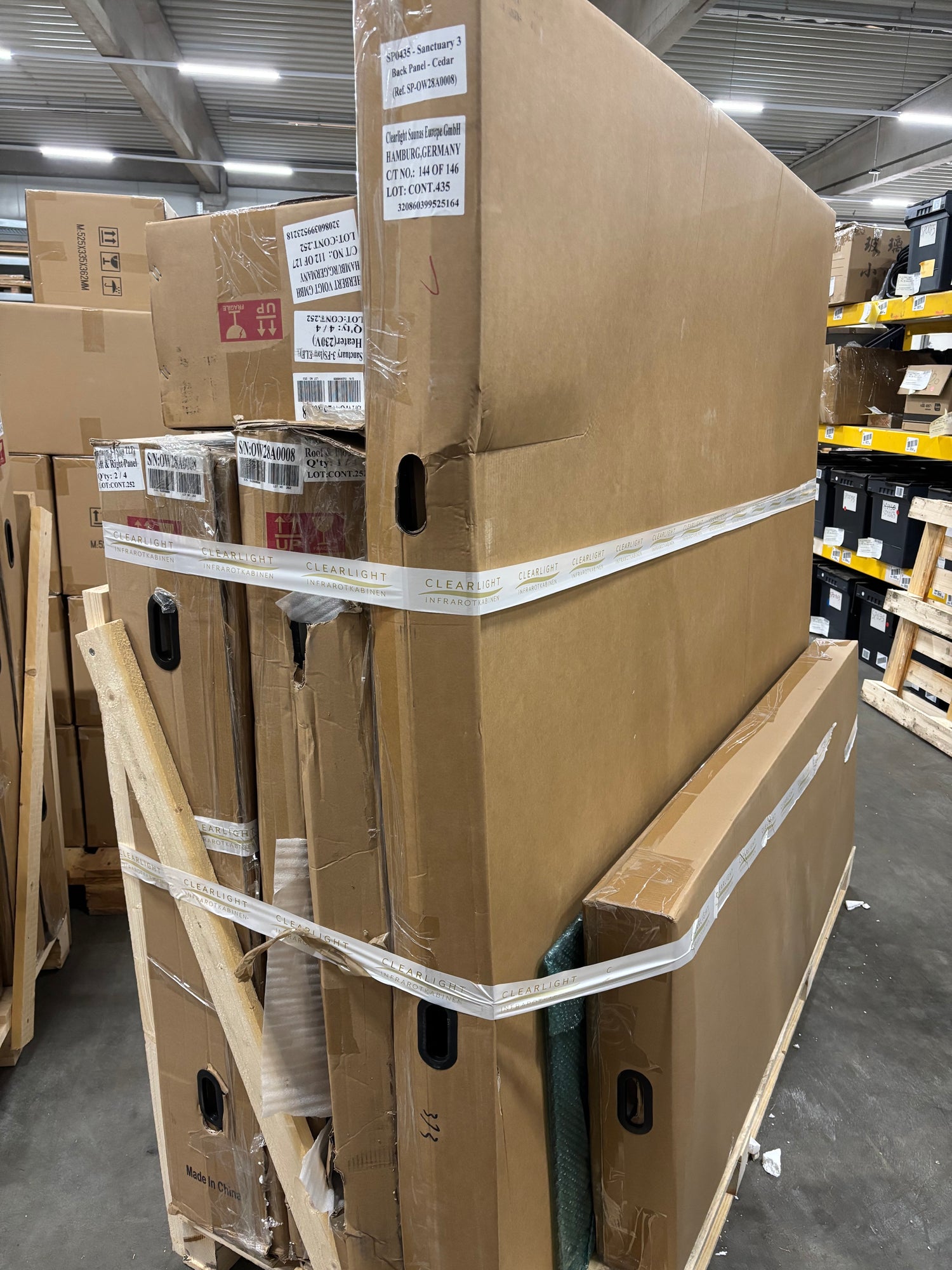 CLEARANCE | Sanctuary 3 Person Sauna | Cedar | EU Plug | Damaged