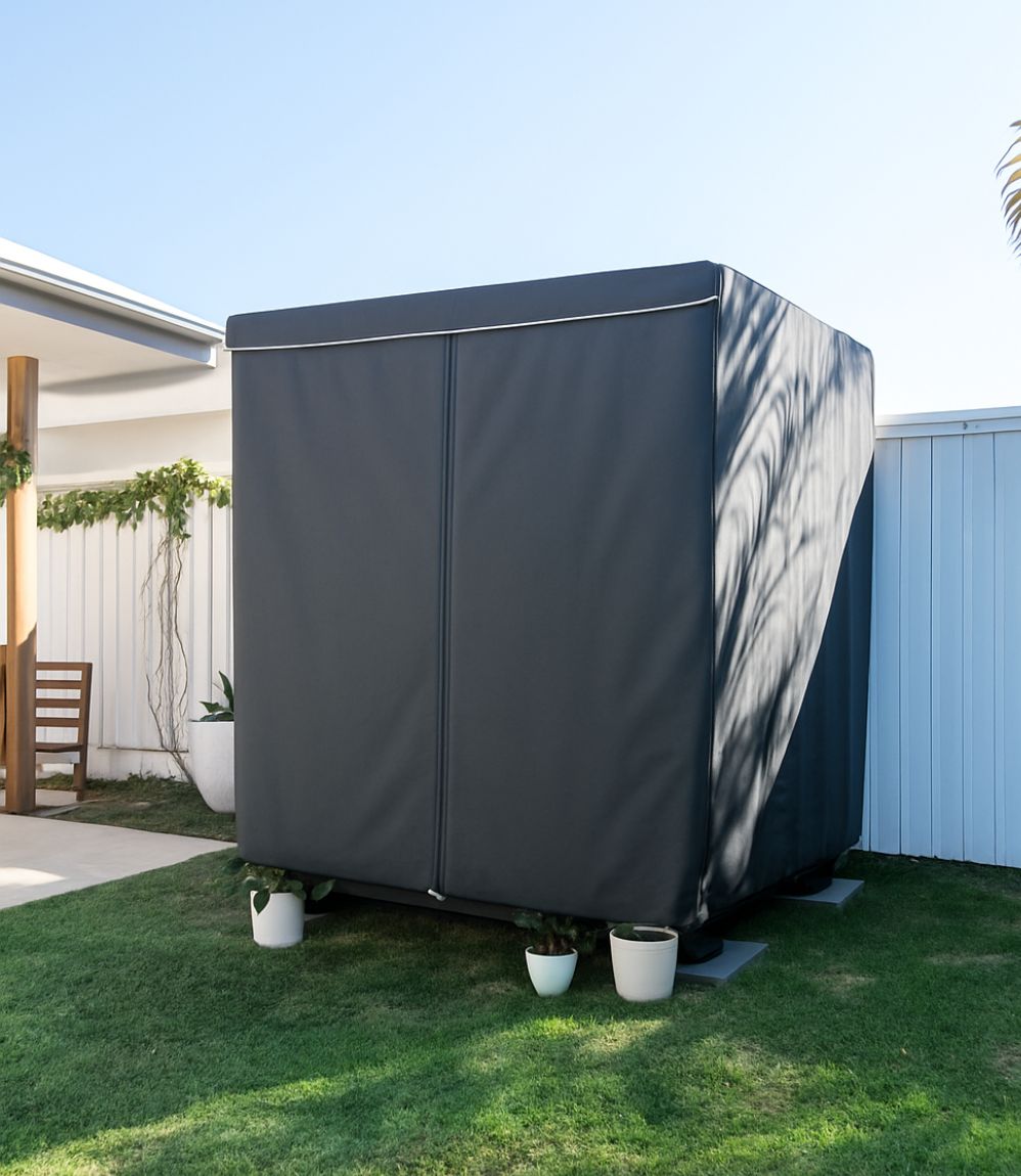 Sanctuary Outdoor 5 Person Sauna | Okoume | EU Plug