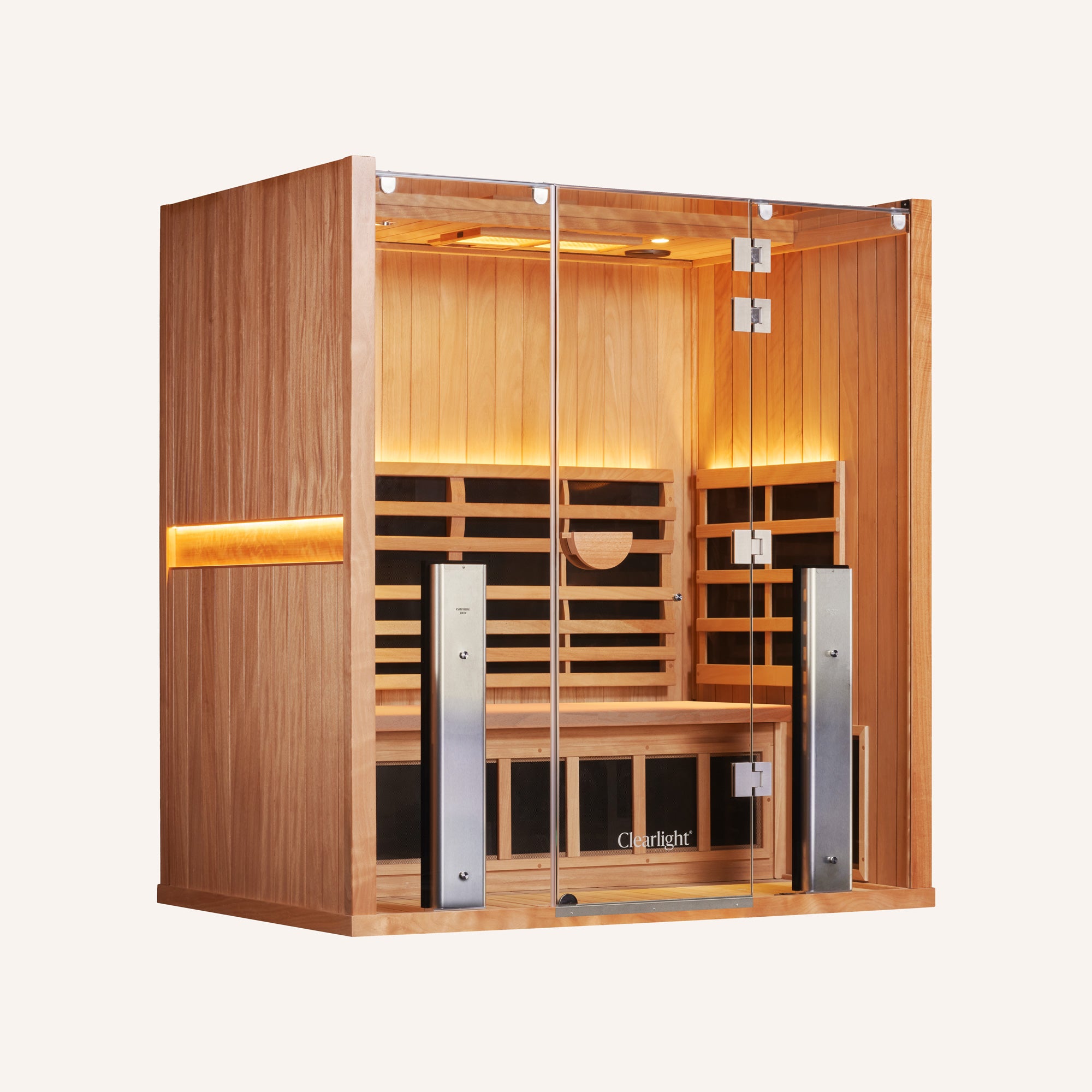 Sanctuary 3 Person Sauna | Okoume Pro | EU Plug