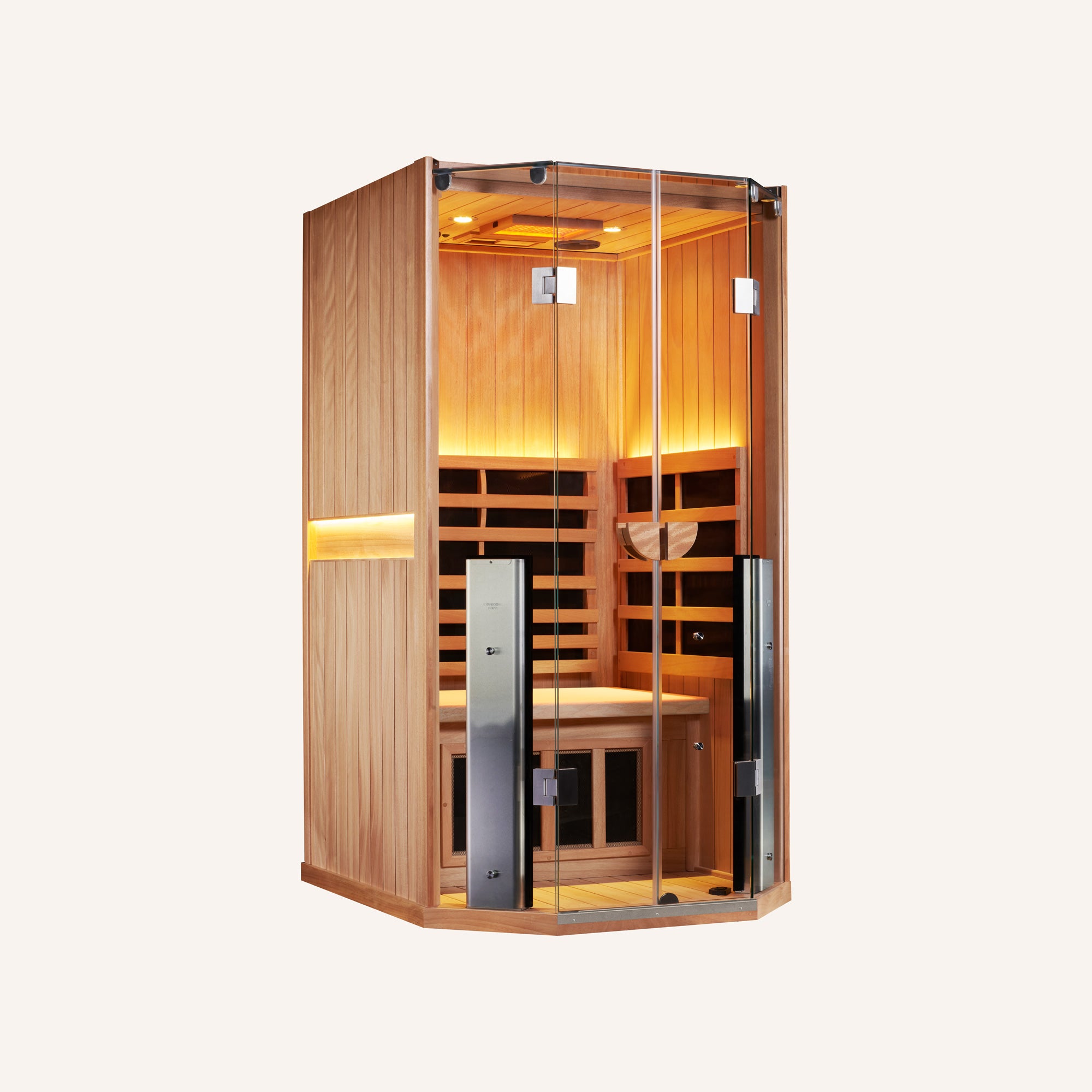 Sanctuary 1 Person Sauna | Okoume Pro | EU Plug