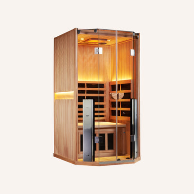 Sanctuary 1 Person Sauna | Okoume Pro | EU Plug