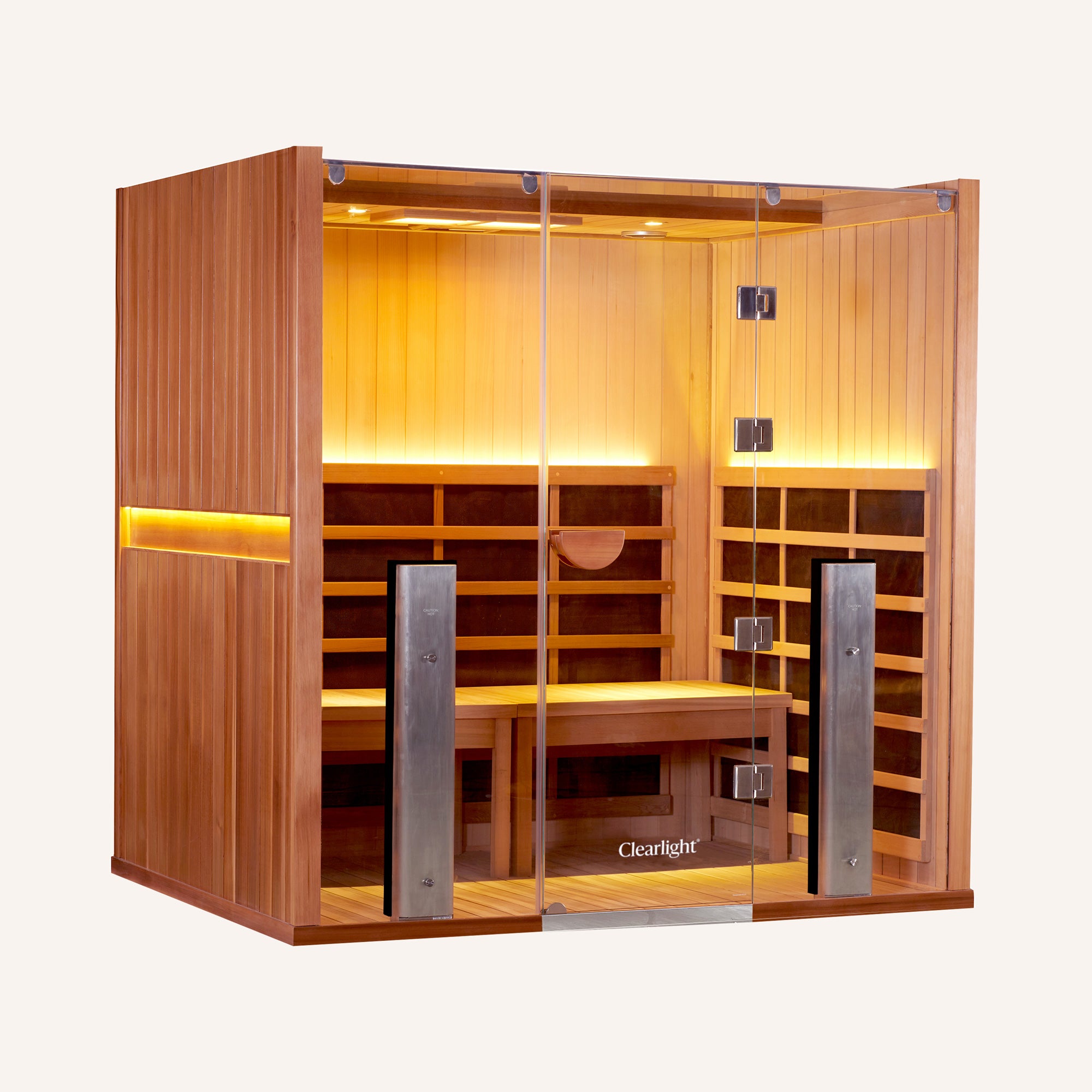 Sanctuary Yoga 4 Person Sauna | Okoume Pro | EU Plug