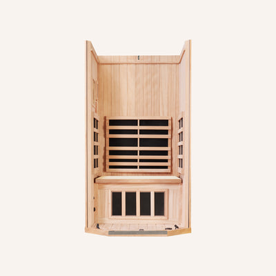 Sanctuary 1 Person Sauna | Okoume Pro | EU Plug