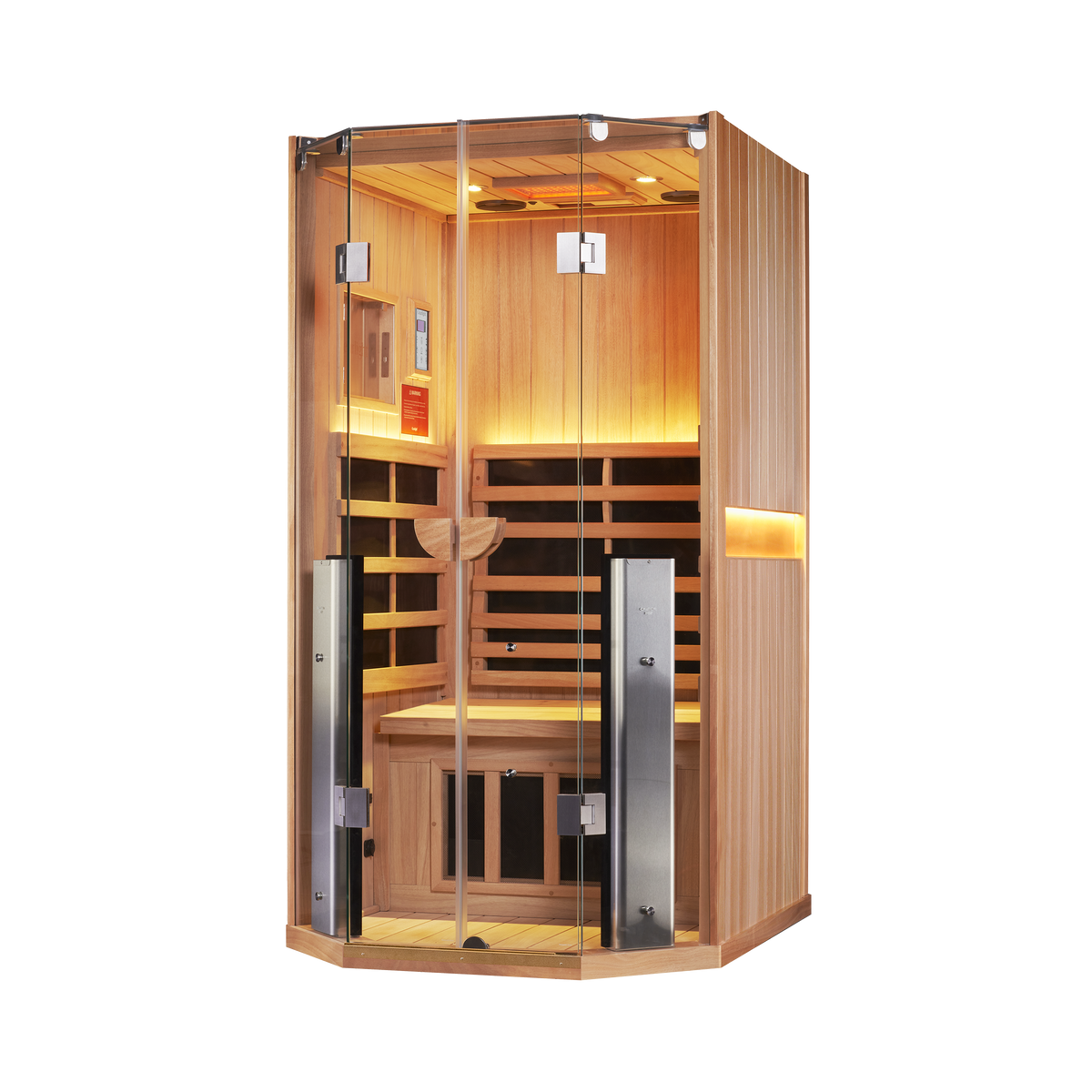 Sanctuary 1 Person Sauna | Okoume Pro | EU Plug