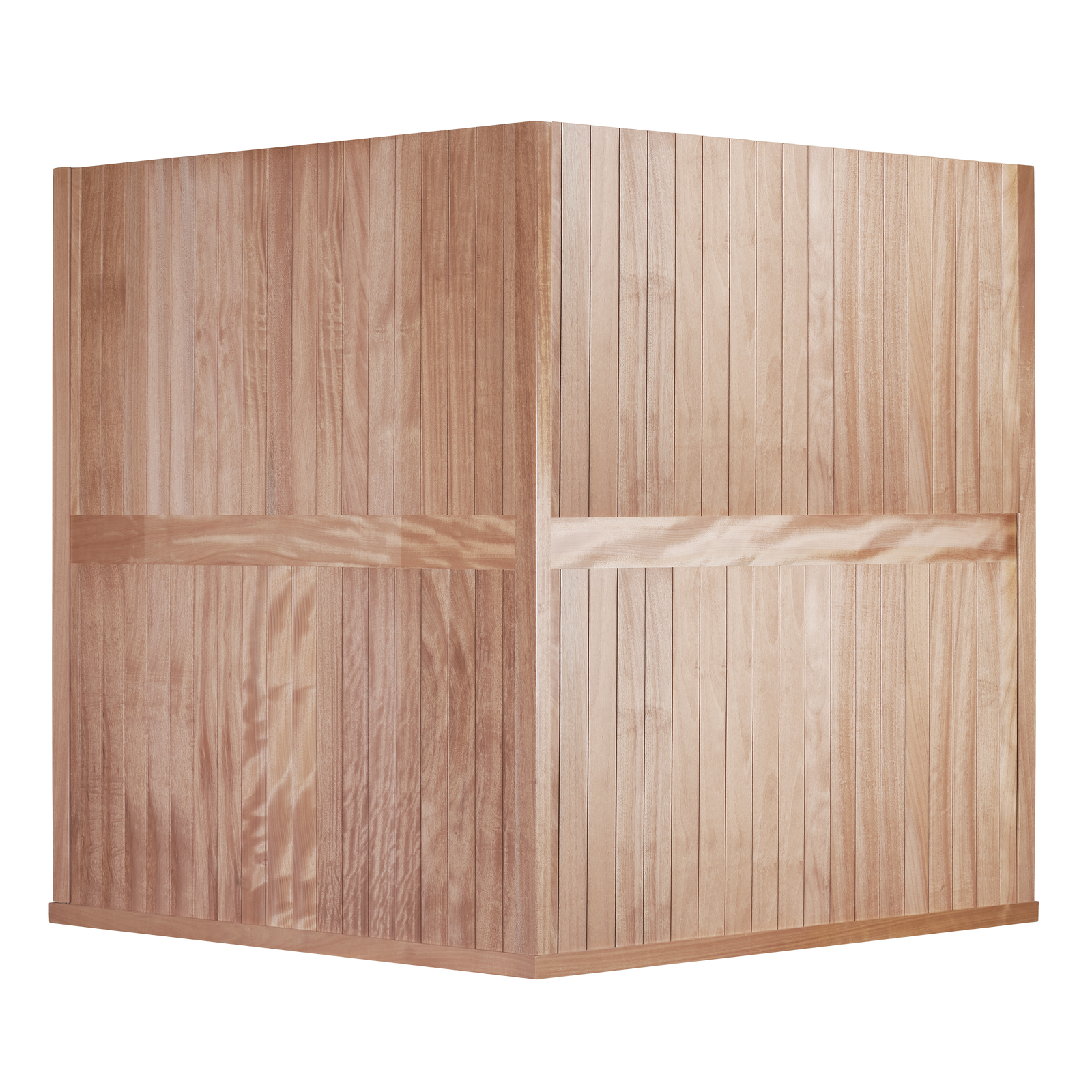 Sanctuary Corner 4 Person Sauna | Okoume Pro | EU Plug