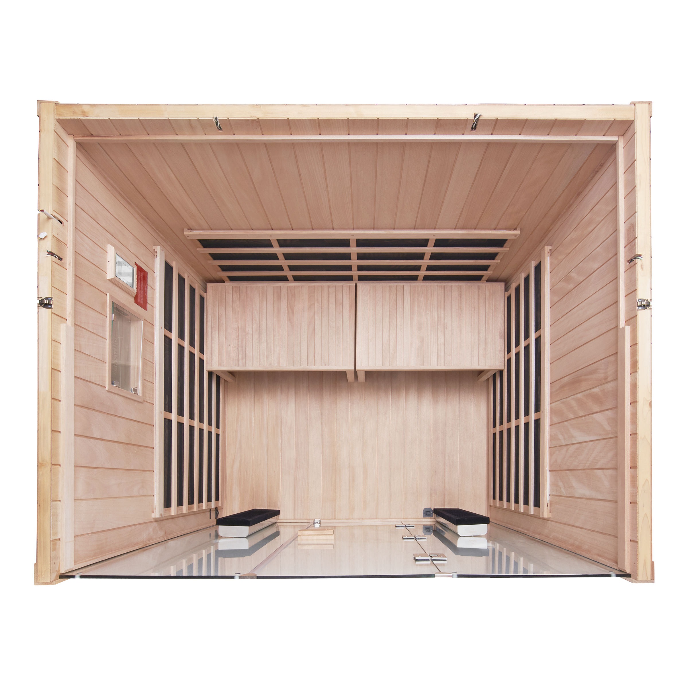 Sanctuary Yoga 4 Person Sauna | Okoume Pro | EU Plug