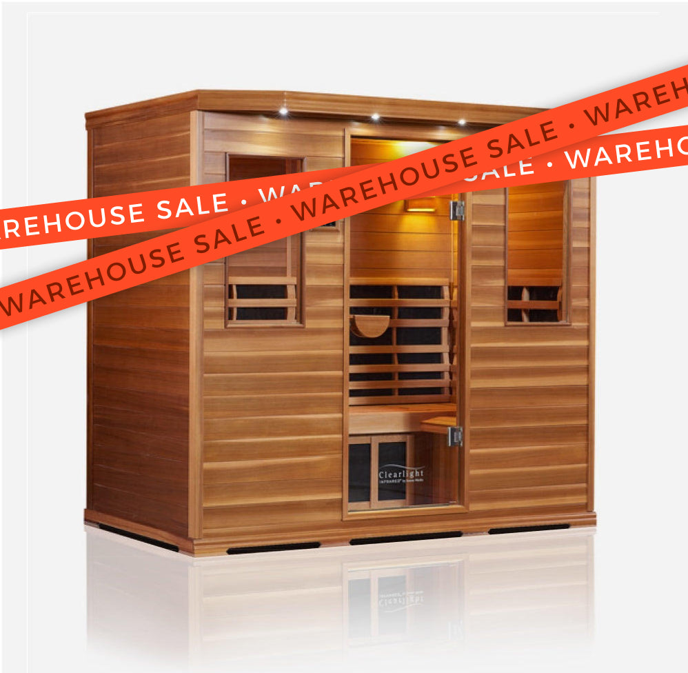 B-WARE | Premier 5 Personen Sauna | EU Plug | Zedernholz | Mit Macken