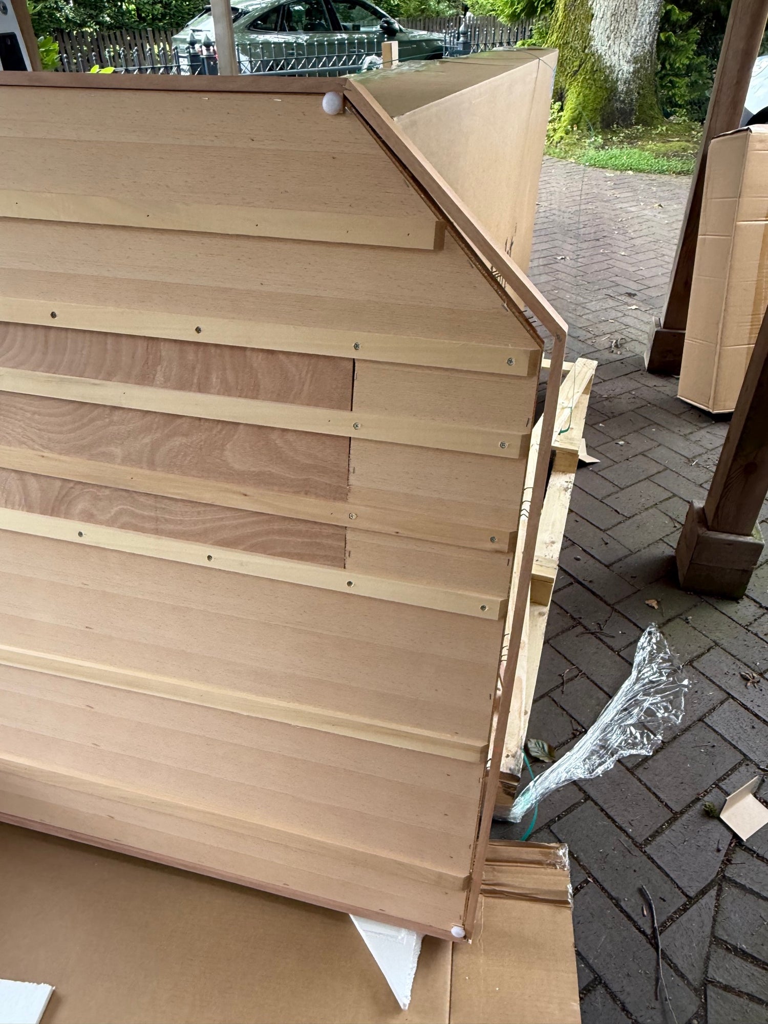 Santuário Sauna para 1 pessoa | Okoume | EU Plug