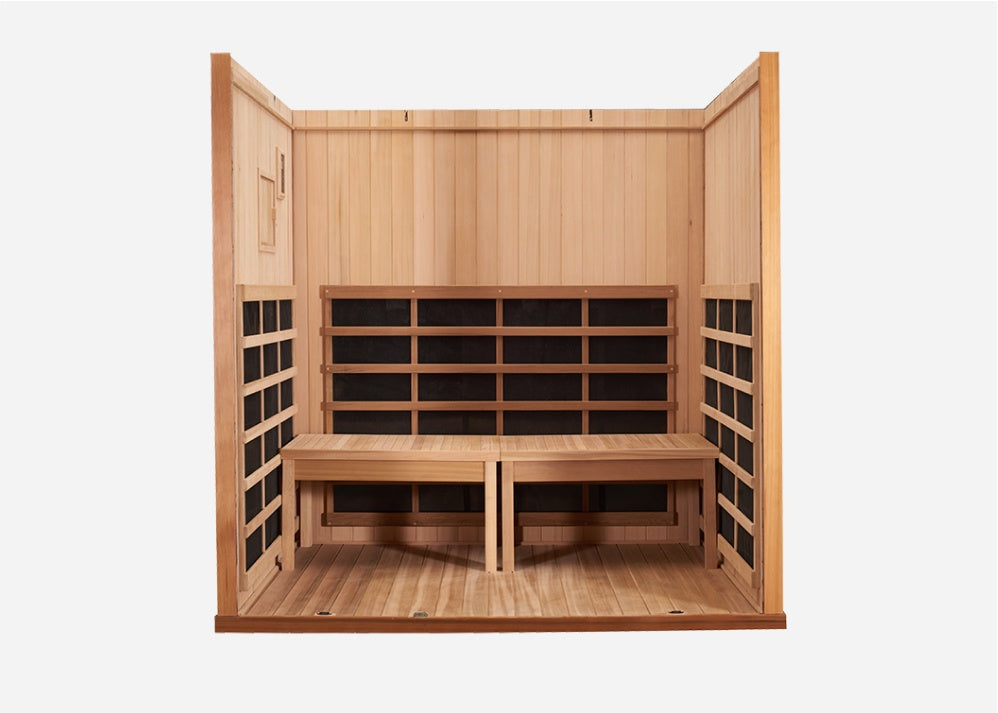 Sanctuary Yoga 4 Person Sauna | Okoume Pro | EU Plug