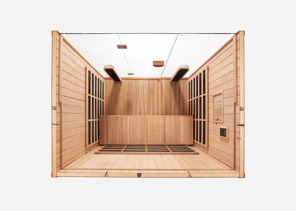 Sanctuary Yoga 4 Person Sauna | Okoume Pro | EU Plug