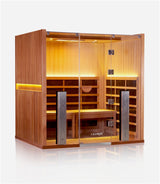 Sanctuary Yoga 4 Person Sauna | Okoume Pro | EU Plug